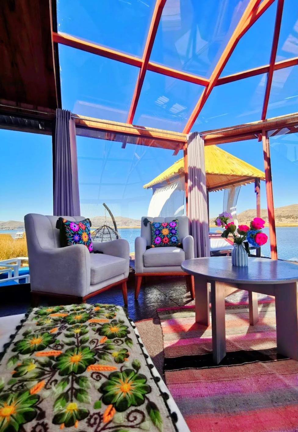 Uros Kay Pacha Lodge Puno Kamer foto