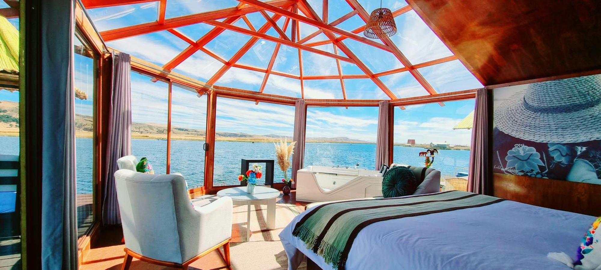Uros Kay Pacha Lodge Puno Kamer foto