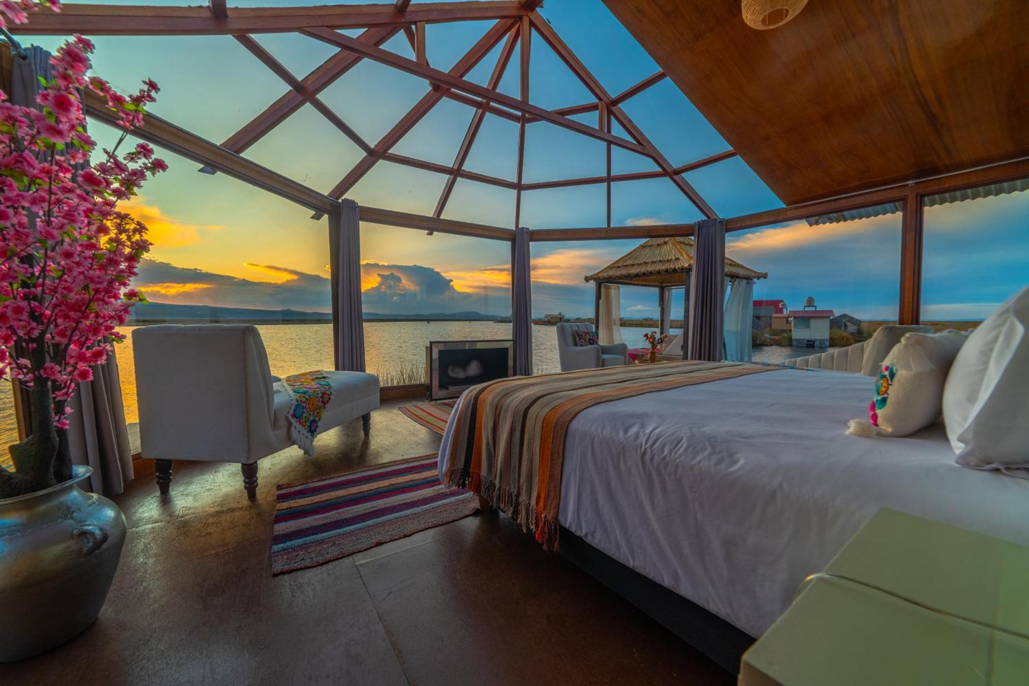 Uros Kay Pacha Lodge Puno Kamer foto