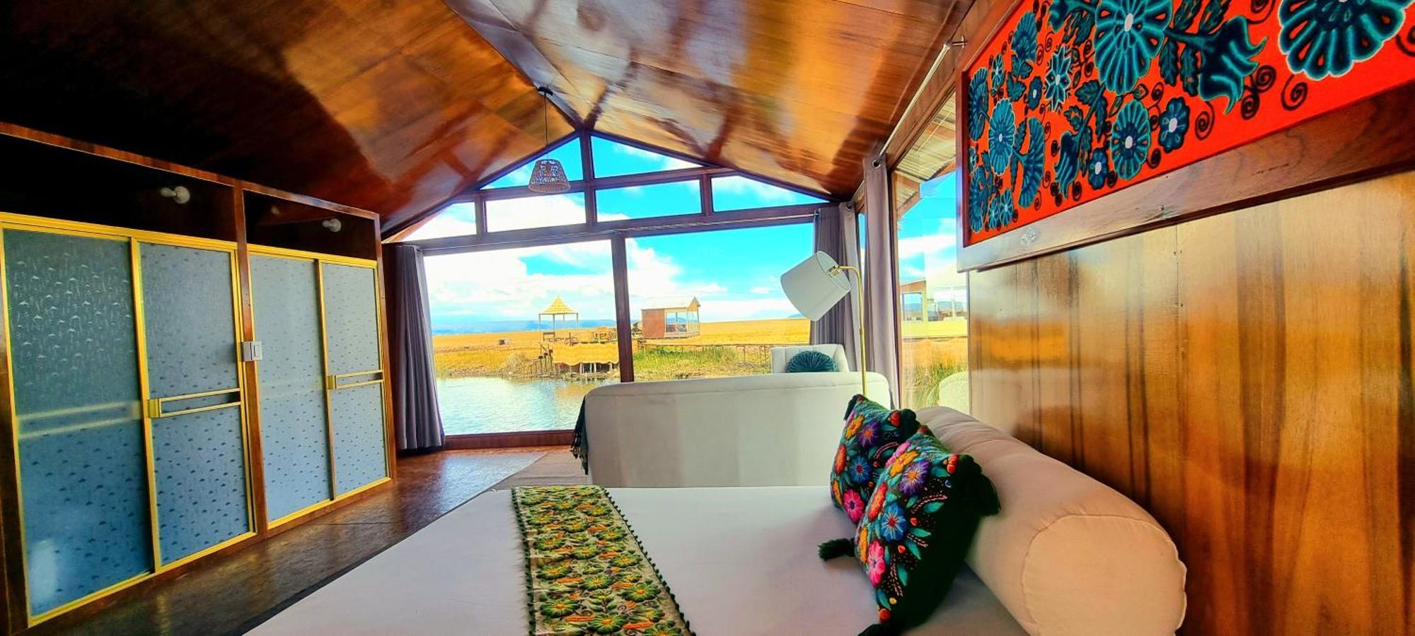 Uros Kay Pacha Lodge Puno Kamer foto