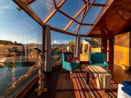Uros Kay Pacha Lodge Puno Kamer foto