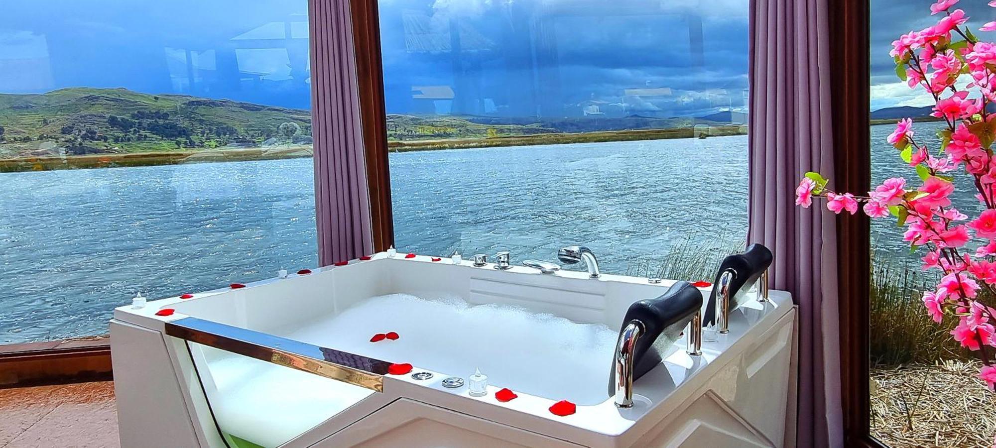 Uros Kay Pacha Lodge Puno Kamer foto