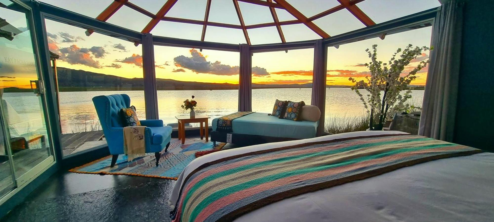 Uros Kay Pacha Lodge Puno Kamer foto